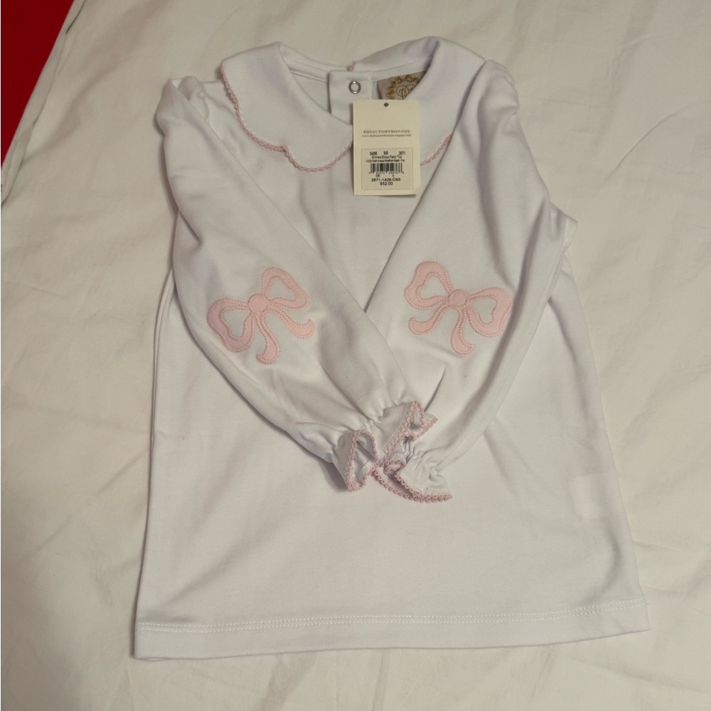 Emmas Elbow Top with PBP Bows